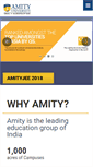 Mobile Screenshot of amity.edu