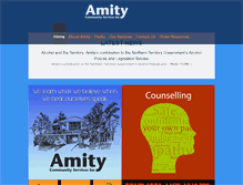 Tablet Screenshot of amity.org.au