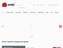 Tablet Screenshot of amity.pl